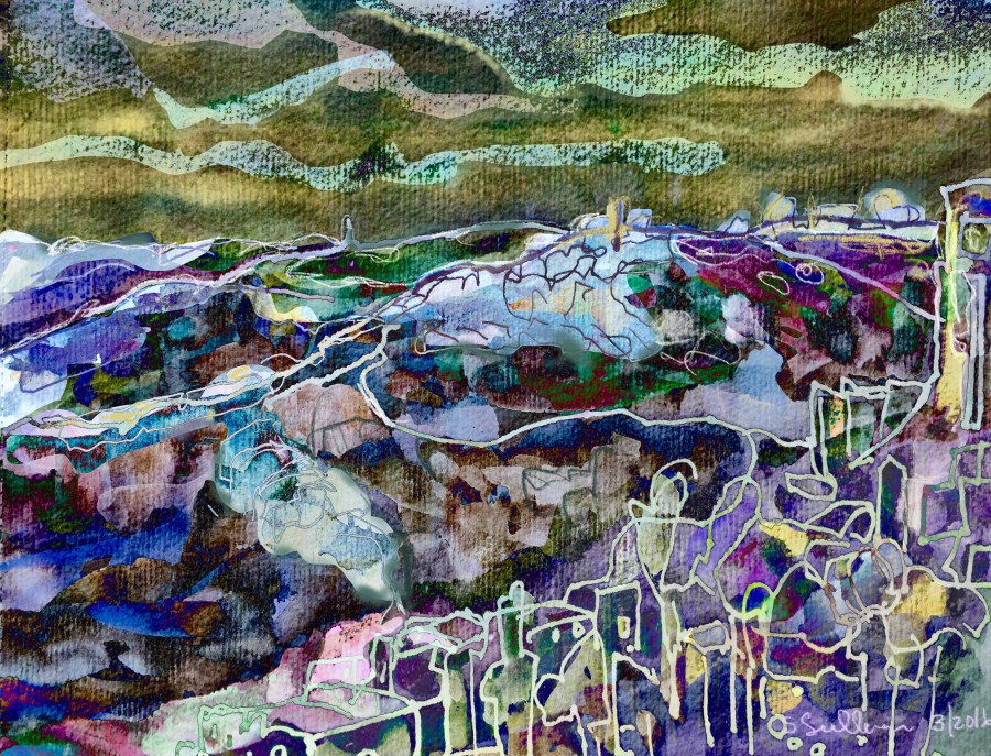 Sketch of villages near jerusalem