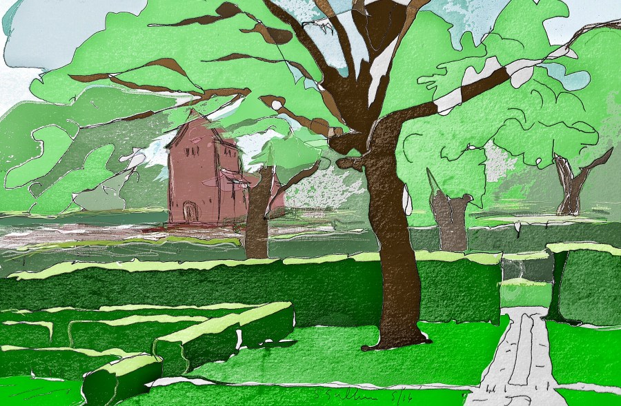 Cemetery in Odense Denmark
