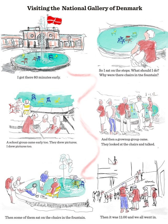 Waiting for the Museum to Open