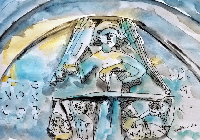 Detail from Saint Michael's Chapel, Budapest