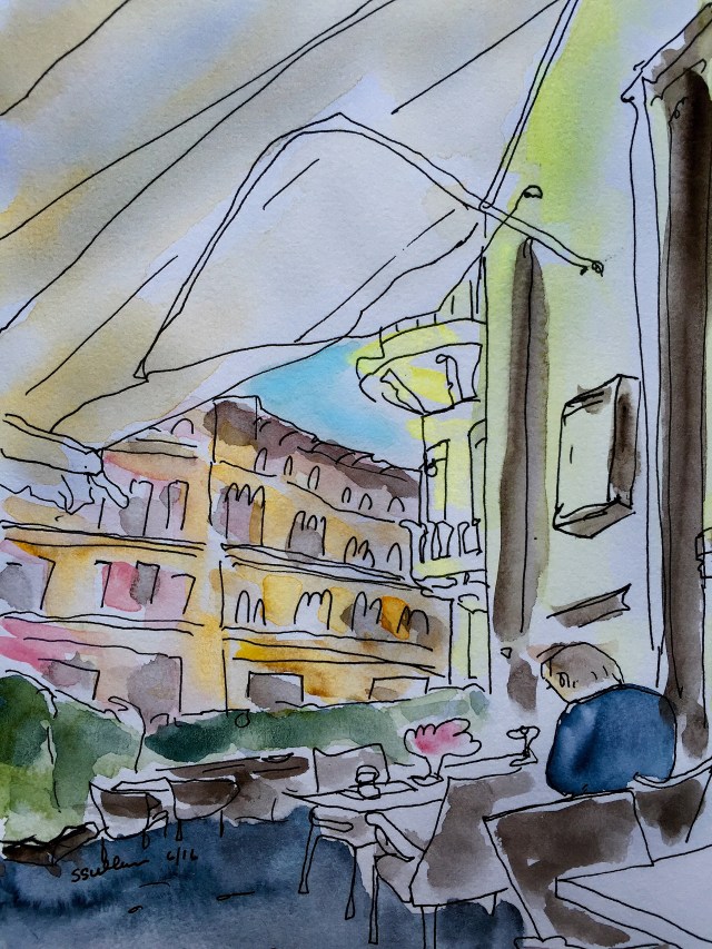 Cafe Near the Music SChool, Budapest