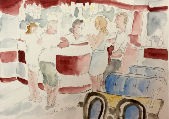 Stopping between Trains