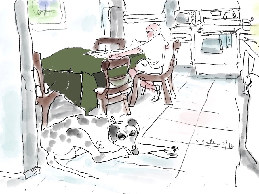 Reading the Paper and Waiting