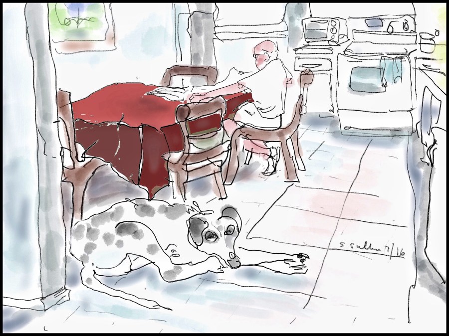 Reading the Paper and Waiting