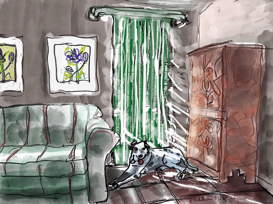 Luke Sunbathes in August Heat Wave