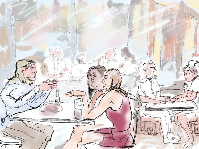 Groups in a Chicago Restaurant