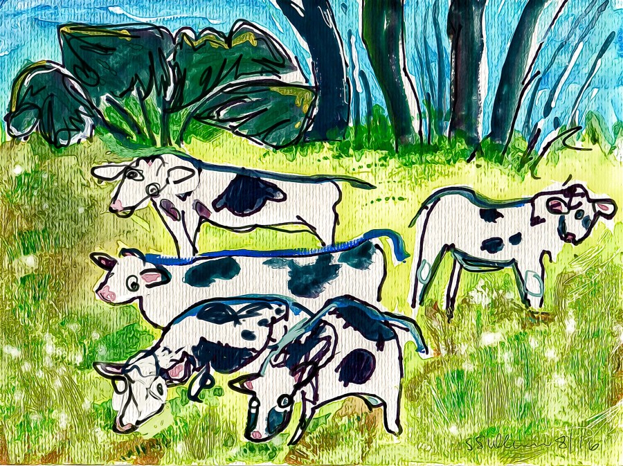 Gouche Cows