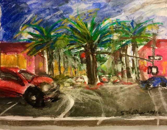 Sketch of road by Sarah Sullivan