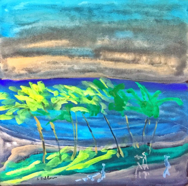 Sketch of a Waikiki Sunrise by Sarah Sullivan