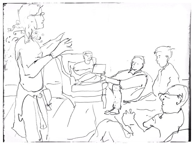 Teacher and Learners II by Sarah Sullivan