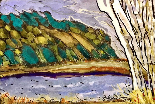 Another View from Our Camping Spot by Sarah Sullivan