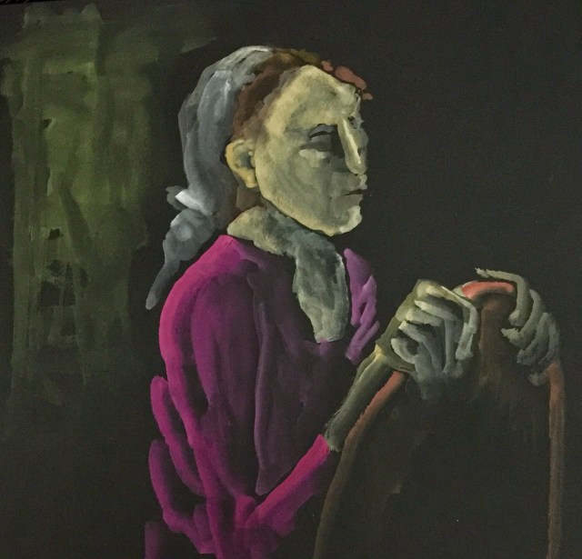 Sketch of a A Very Thin Woman by Sarah Sullivan