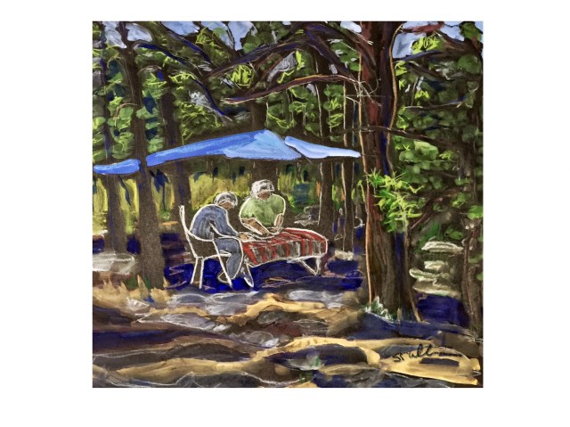 Under a Blue Tarp by Sarah Sullivan