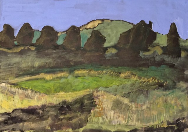 Meadow Below Horsefly Mesa by Sarah Sullivan