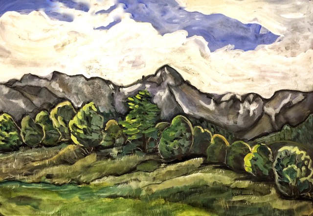 Sneffels Range in the Middle of July by Sarah Sullivan