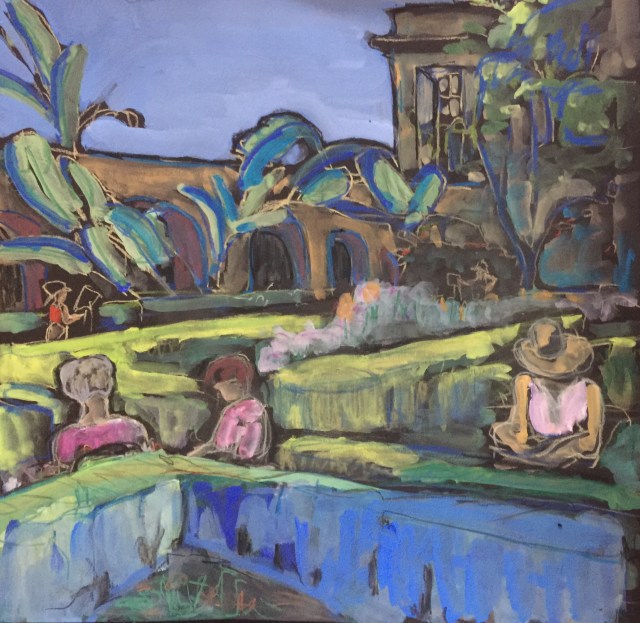 Among the Hedges in Alcazar Park by Sarah Pullivan