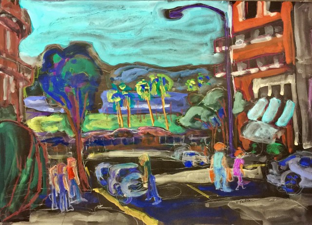 Sketch by Sarah Sullivan of Fir and Date Streets