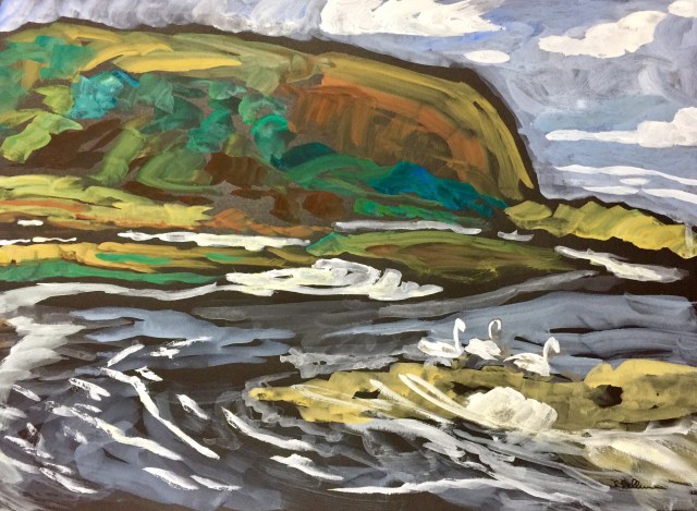 Rough sketch of Los Peñasquitos Lagoon