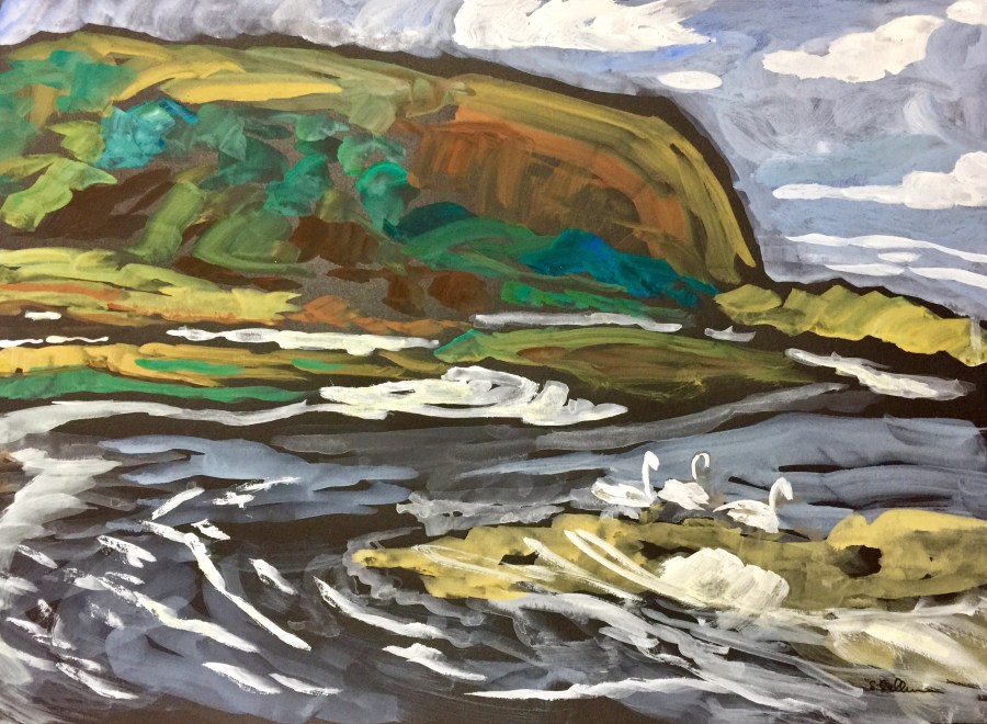 Rough sketch of Los Peñasquitos Lagoon