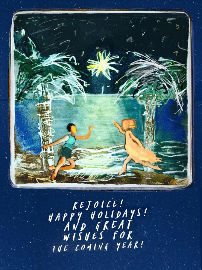Holiday card by Sarah Sullivan