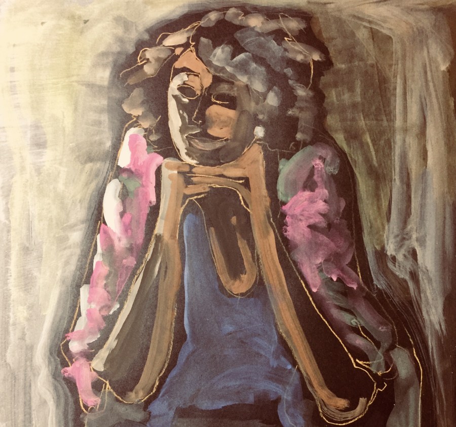 Sketch of a woman by Sarah Sullivan