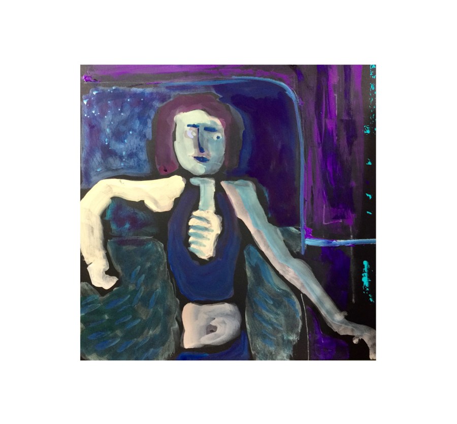 Sketch by Sarah Sullivan of a Woman Running