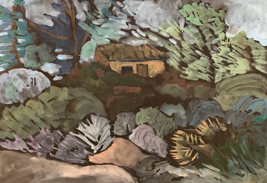 Sketch by Sarah Sullivan of Torrey Pines