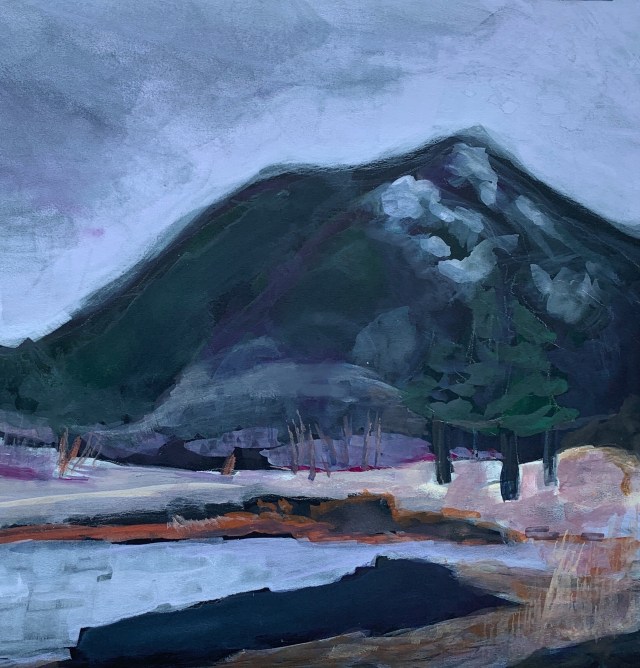 Sketch by Sarah Sullivan of Cuyamaca Lake