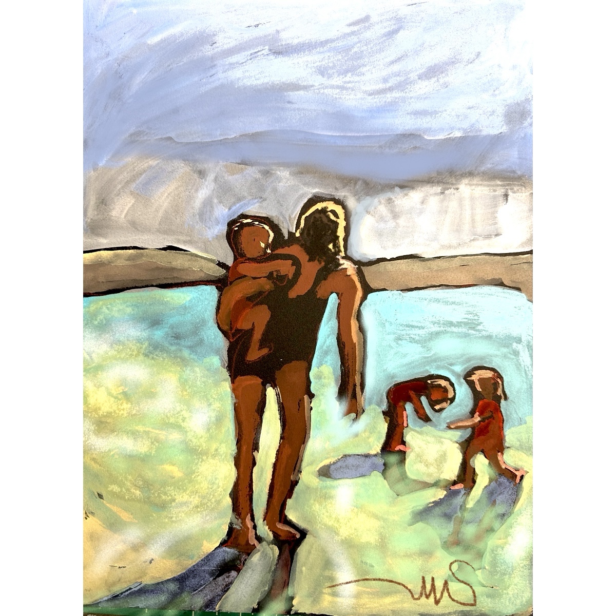 Backlit Figures | Deliberate Sketching