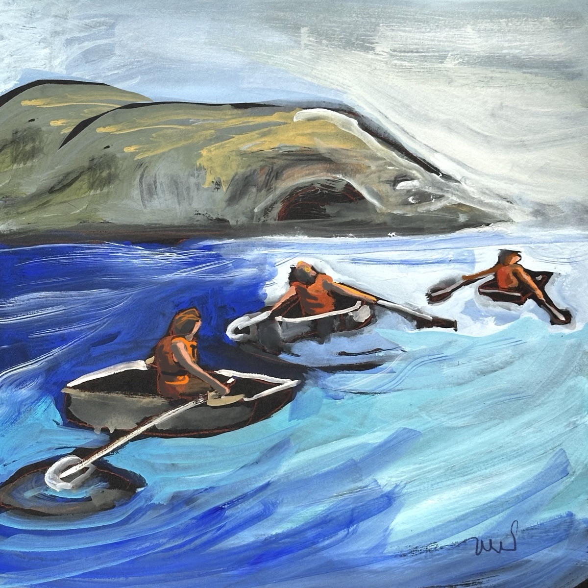 Rowing In | Deliberate Sketching